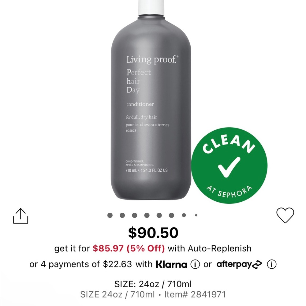 Living Proof Gray Hair Conditioner with Nourishing Formula